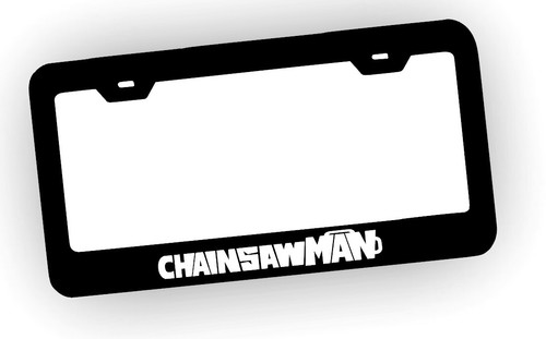 Chainsaw man license plate - man,
